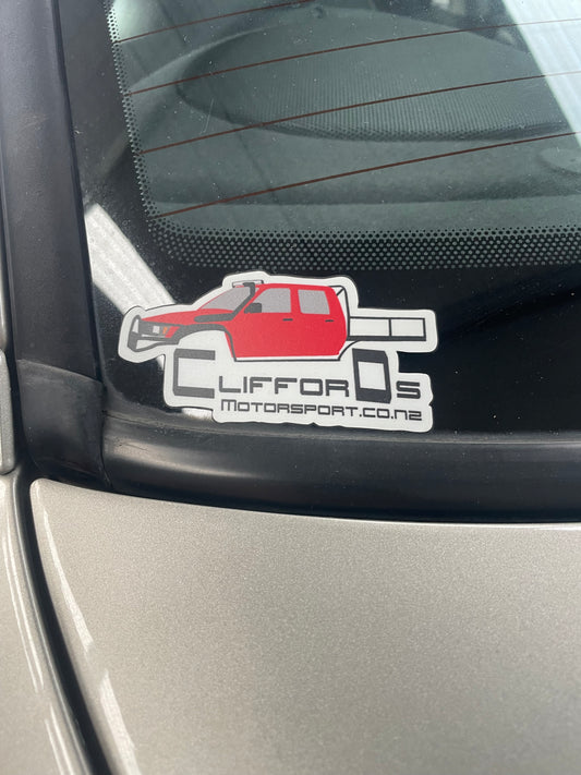 Cliffords 10cm Sticker