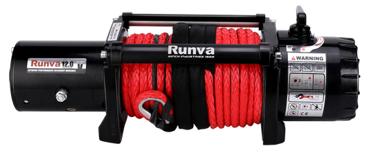 Runva EWV12000 Ultimate Winch 12V with Synthetic Rope 12v or 24v