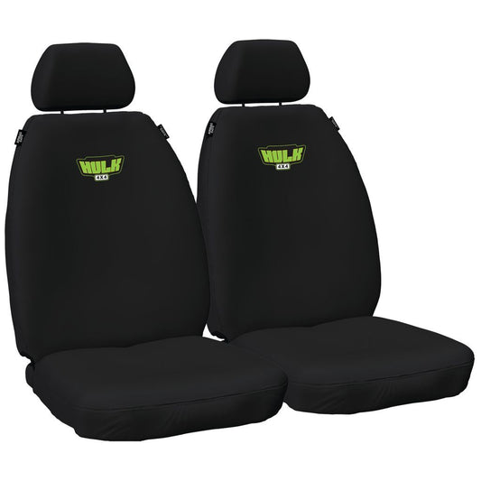 ISUZU D-MAX, ISUZU MU-X & MAZDA BT-50 - BLACK CANVAS - FRONT SEAT COVERS