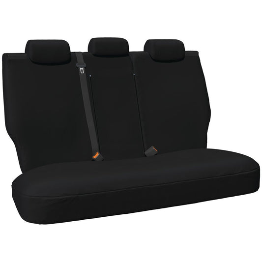 ISUZU D-MAX & MAZDA BT-50 - BLACK CANVAS - REAR SEAT COVERS