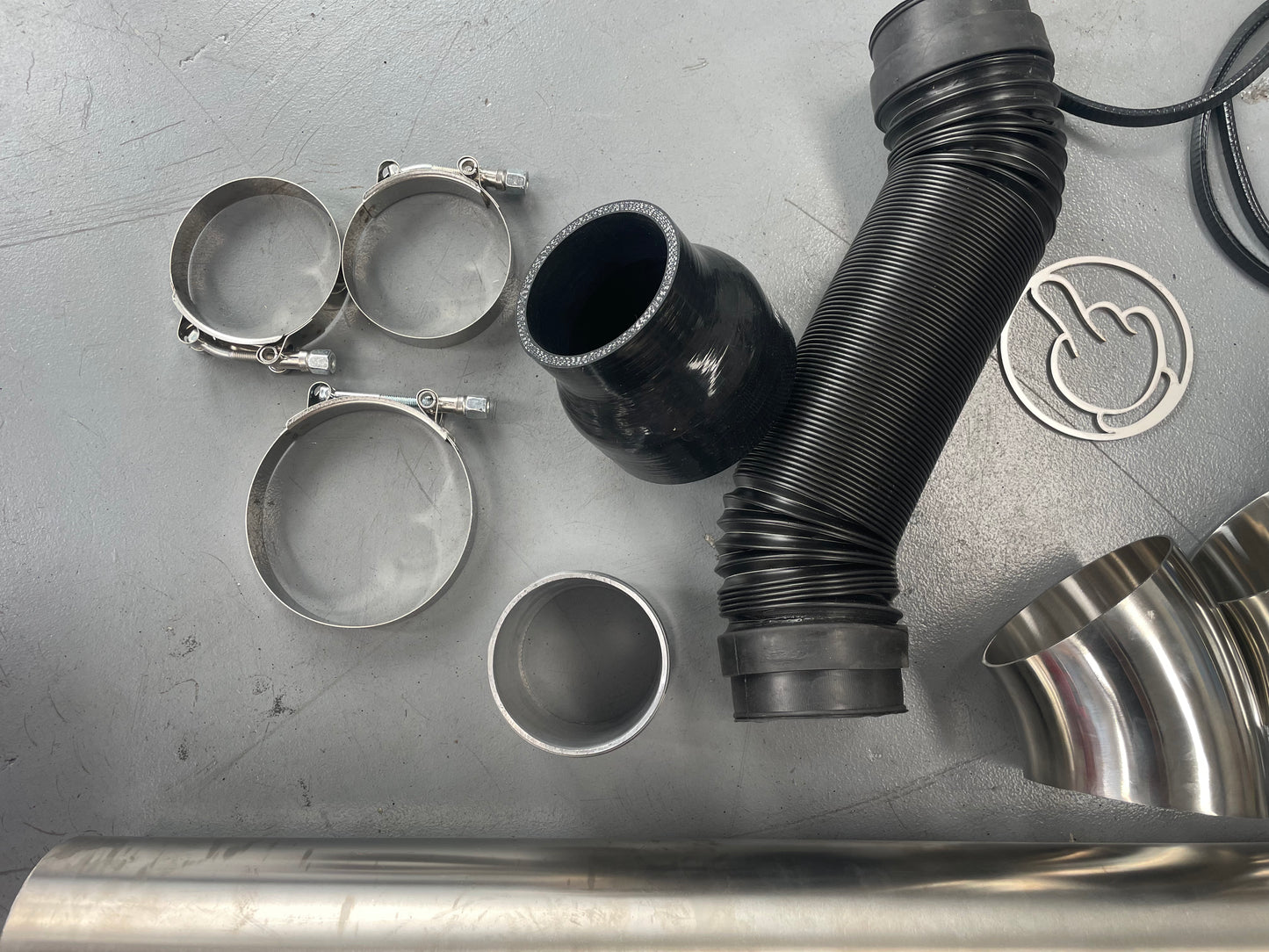 Complete 4" Stainless Snorkel Kit