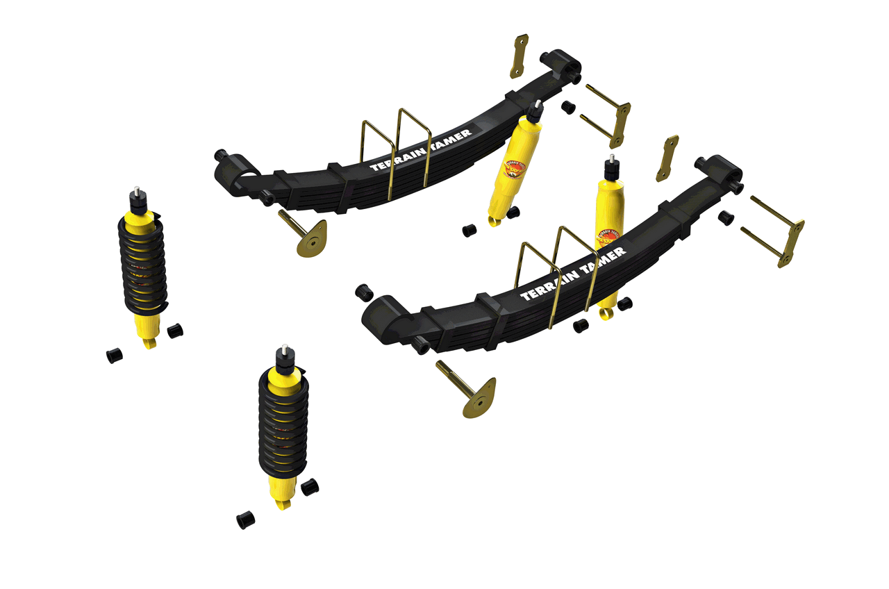 TERRIAN TAMER 50MM LIFT KIT TO SUIT NISSAN NAVARA D40 2005-2014