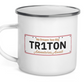 Personalised Plate Camping Mug