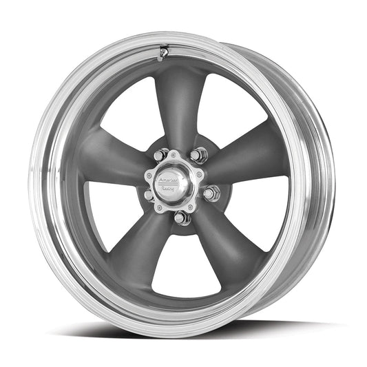 AMERICAN RACING CLASSIC VN215 | TORQ THRUST-II | GREY POLISH LIP