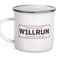 Personalised Plate Camping Mug