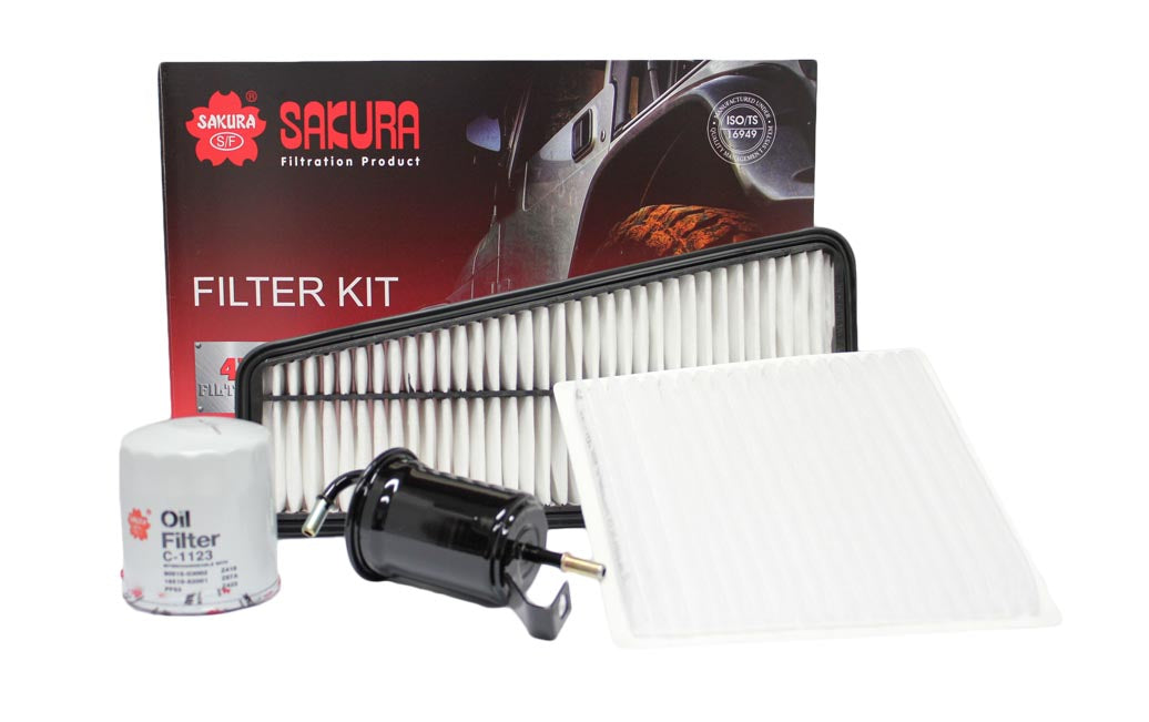 FILTER KIT OIL AIR FUEL CABIN TOYOTA LANDCRUISER PRADO