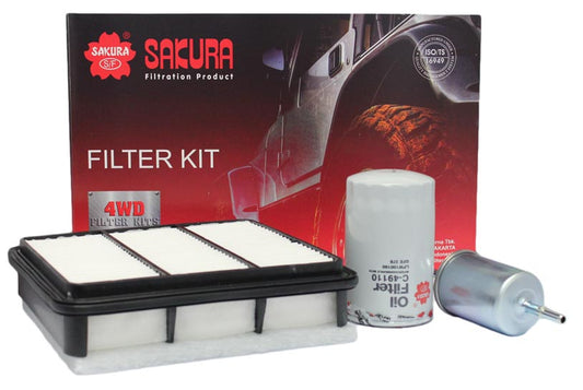 FILTER KIT OIL AIR FUEL HOLDEN RODEO RA LCA H9 3.5L V6