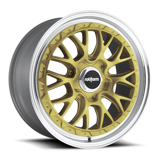 LSR Matt Gold Machined Lip 18X8.5 35P 5x114