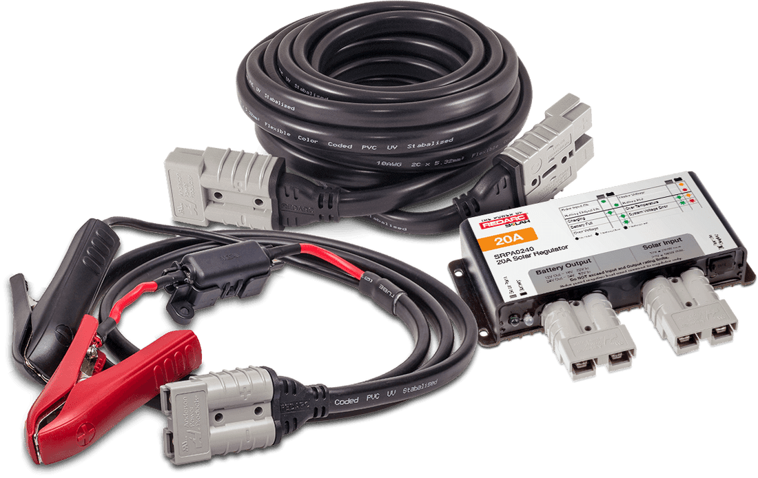 REDARC 20A SRPA Regulator and Cable Value Pack – Cliffords Motorsport