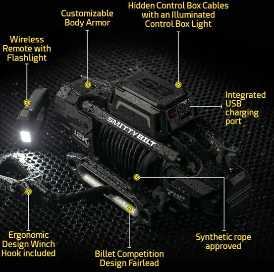 Smittybilt X20 Gen3 10 000lbs Winch