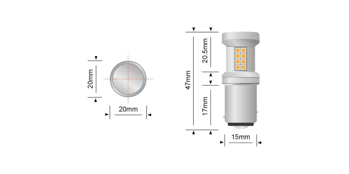 STEDI BAY15D (1157) LED Bulbs (Pair)