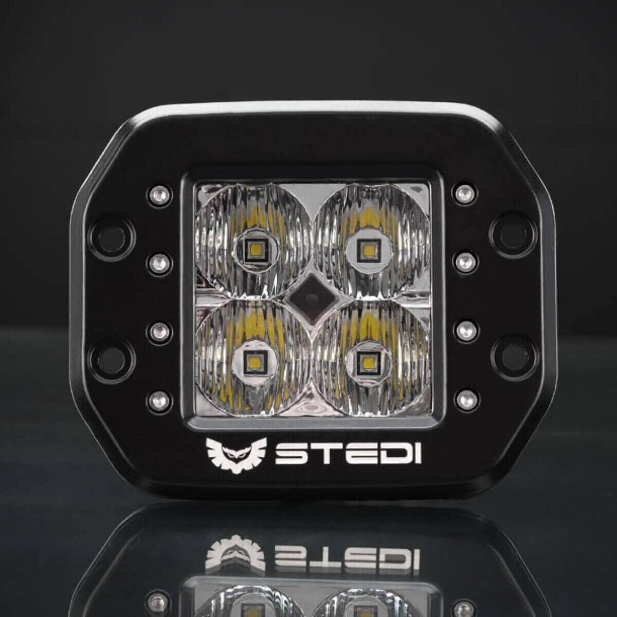 STEDI C-4 Black Edition Flush Mount LED Light | Flood