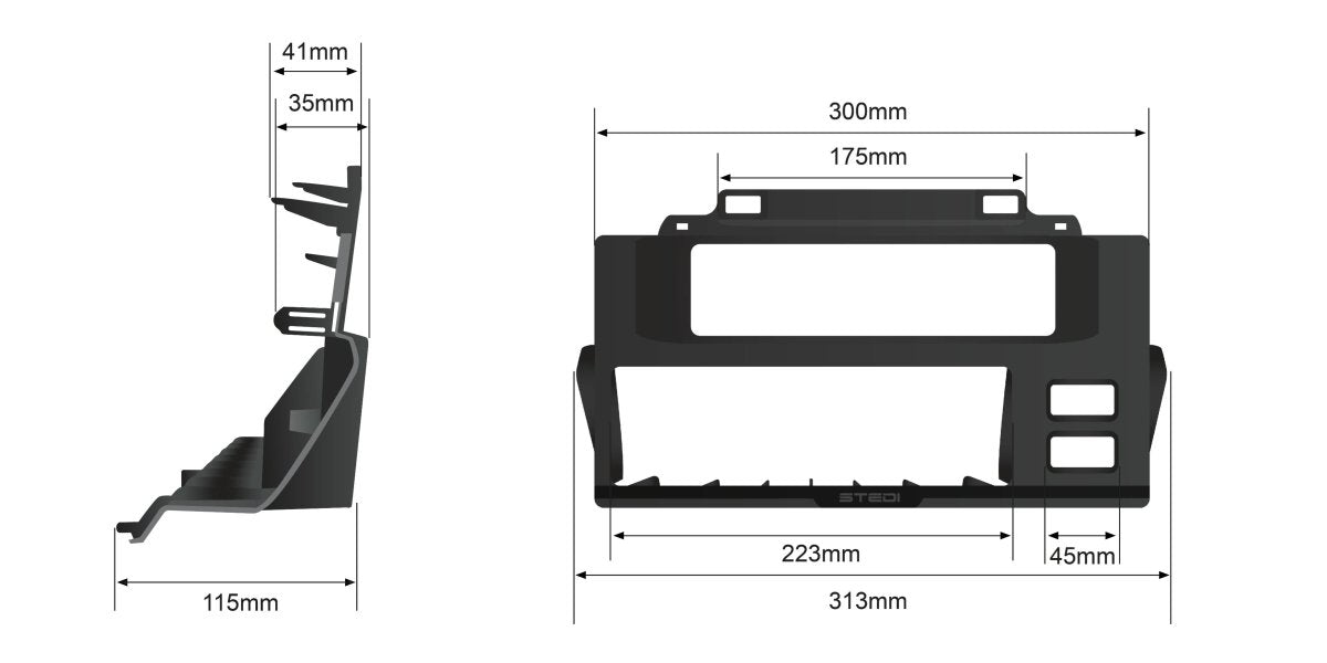 STEDI Centre Switch Panel to Suit 70 Series Landcruiser