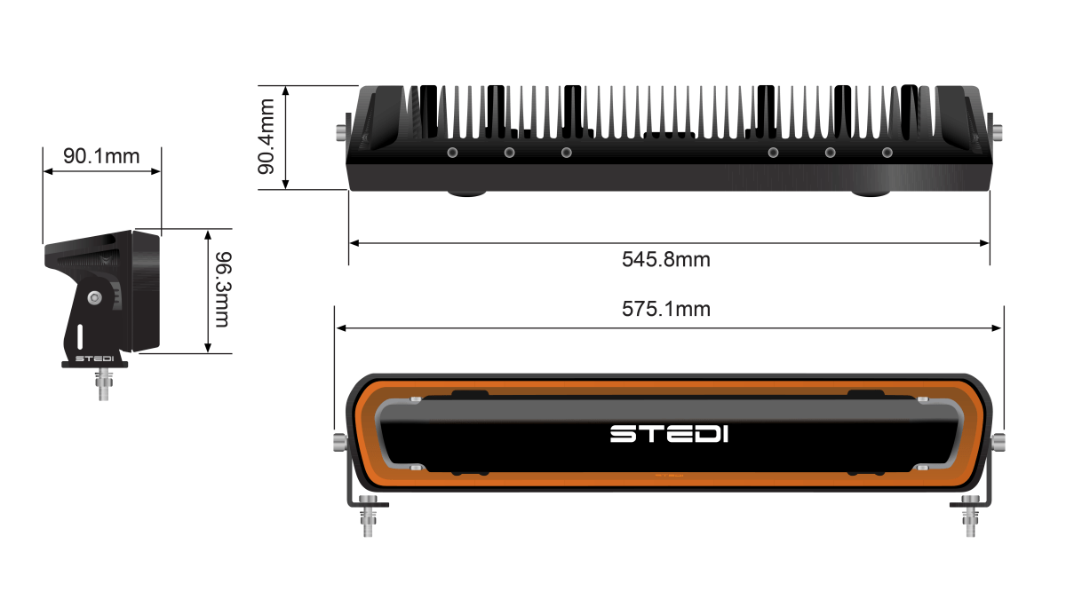 STEDI EVO Light Bar 22 Inch