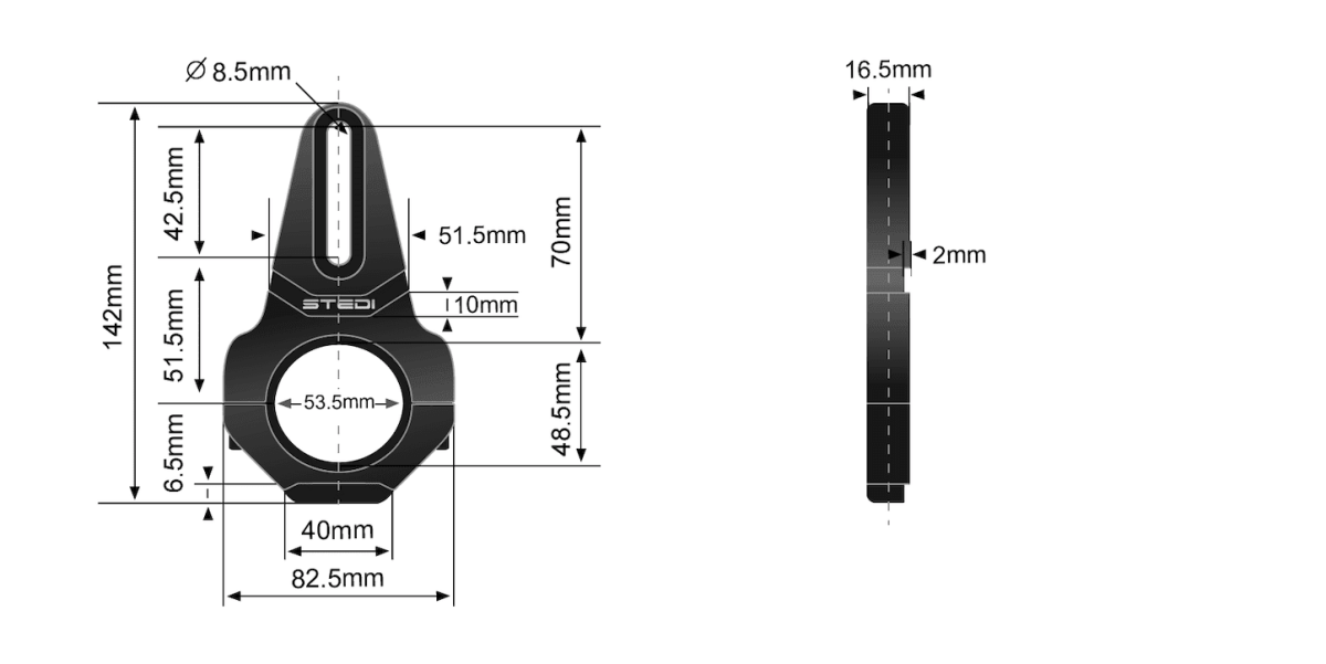 STEDI Vice Bull Bar Tube Clamps (Large Size)