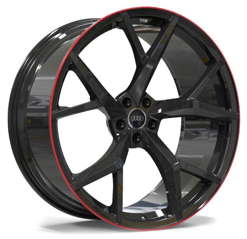 DTM FORGED SERIES F42BRL | GLOSS BLACK RED LIP