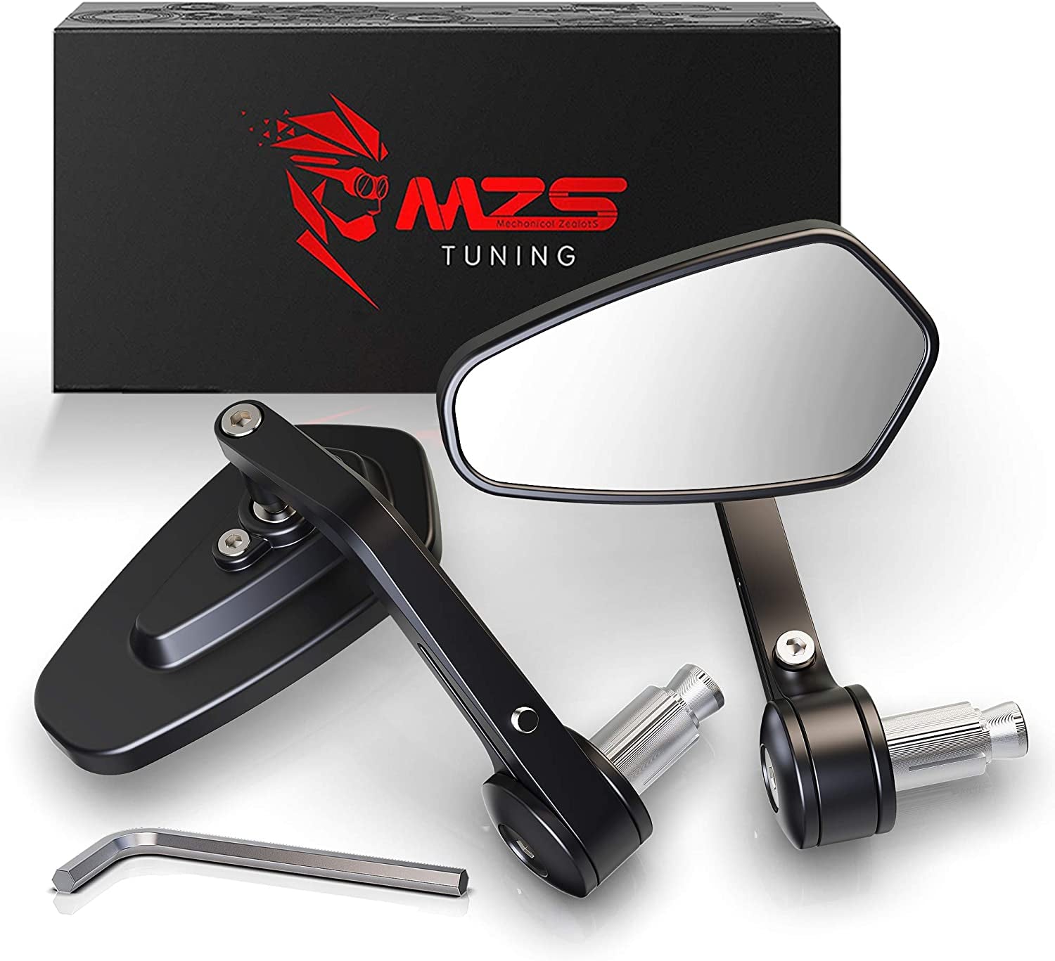 Bar End Mirrors 7 8 Universal Motorcycle Rear View Mirror Side Standa Cliffords Motorsport