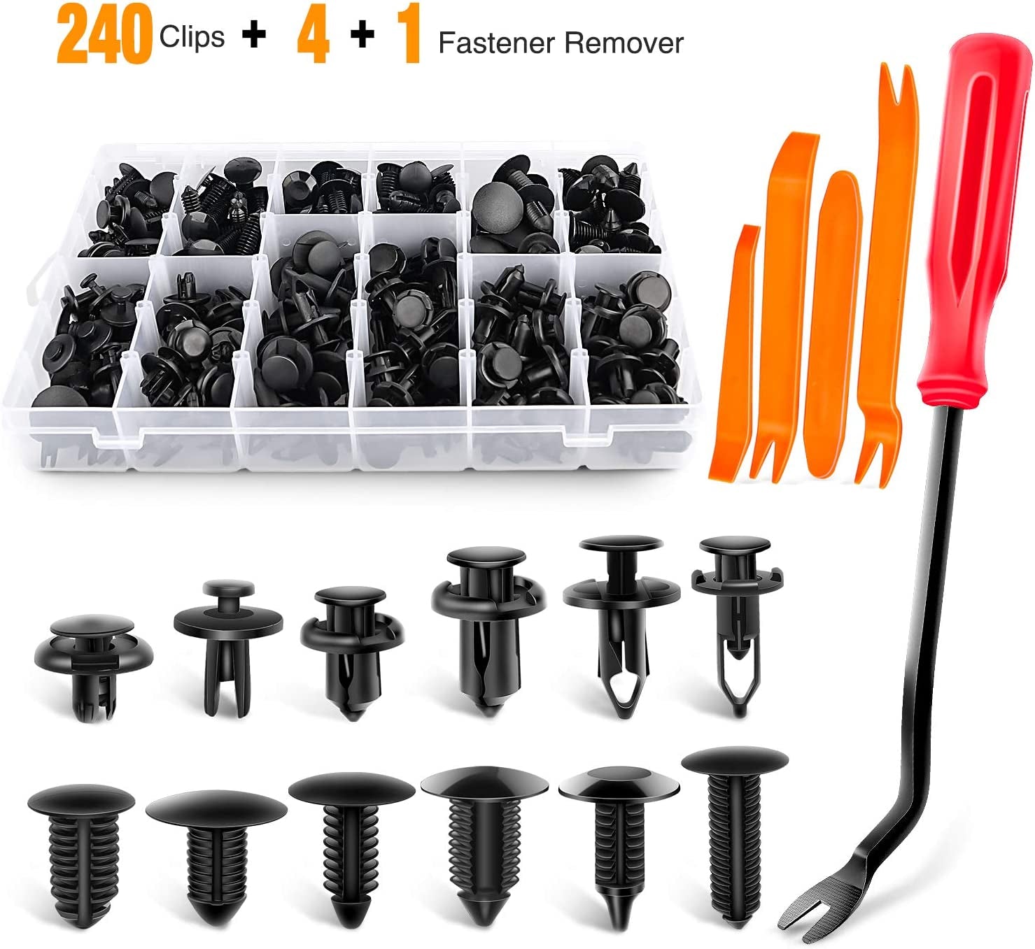 240PCS Retainer/ Interior trim Clip Kit 