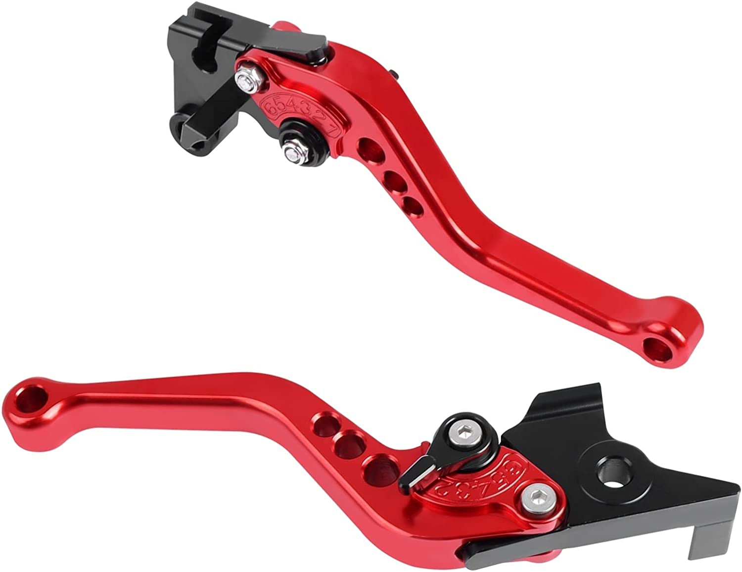 Motorcycle Accessories CNC Brake Clutch Levers for Yamaha MT07 MT09 MT-07 MT-09 Tracer 2013-2022 Short Long Handles a Pair (Color : 7)